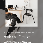 female entrepreneur sitting at desk with black chair